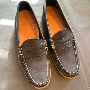 GH Bass Weejun Wayne Loafer Blue Suede 11.5